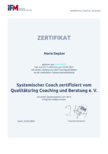Weiterbildung: Systemischer Coach